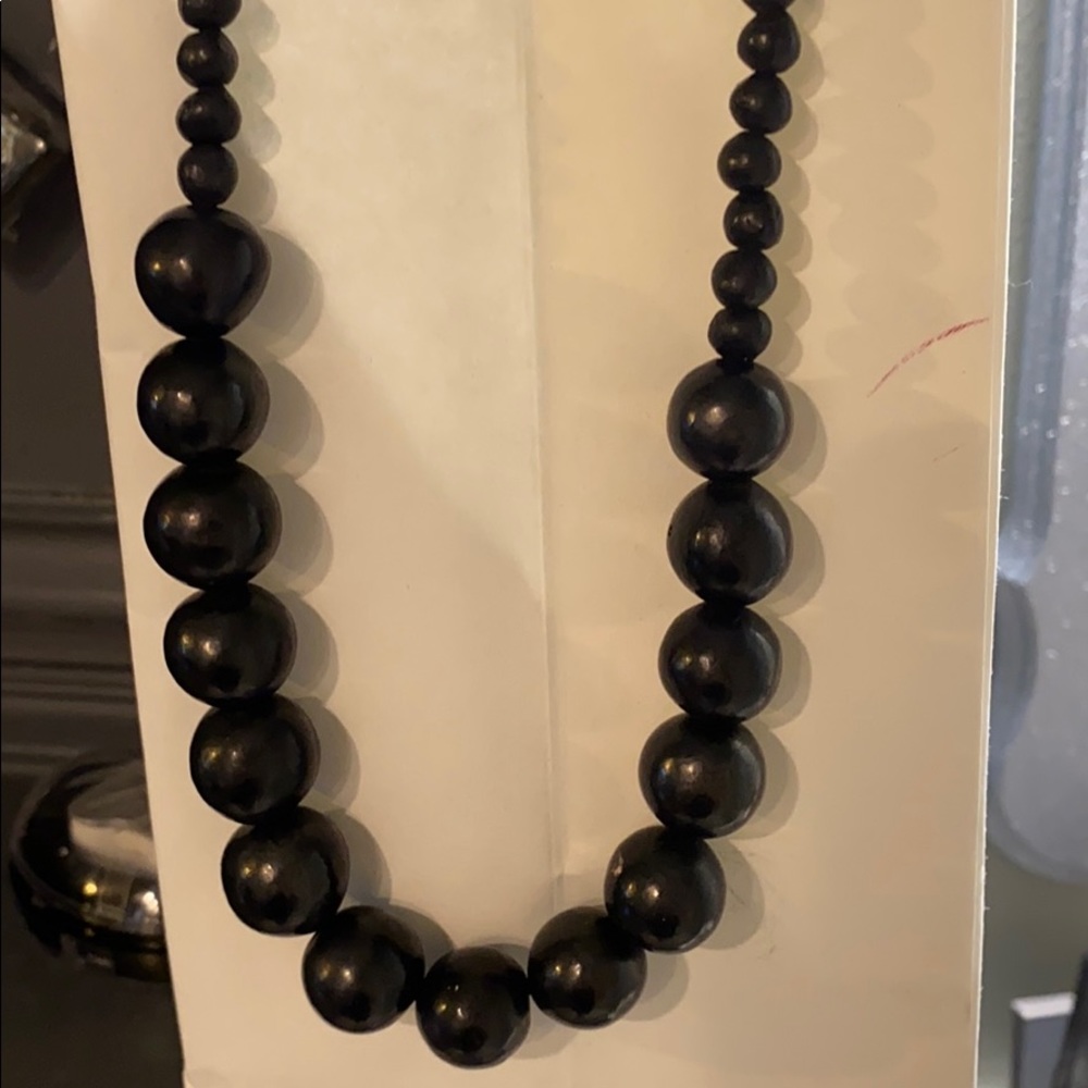 Oaxaca Black Bead Necklace